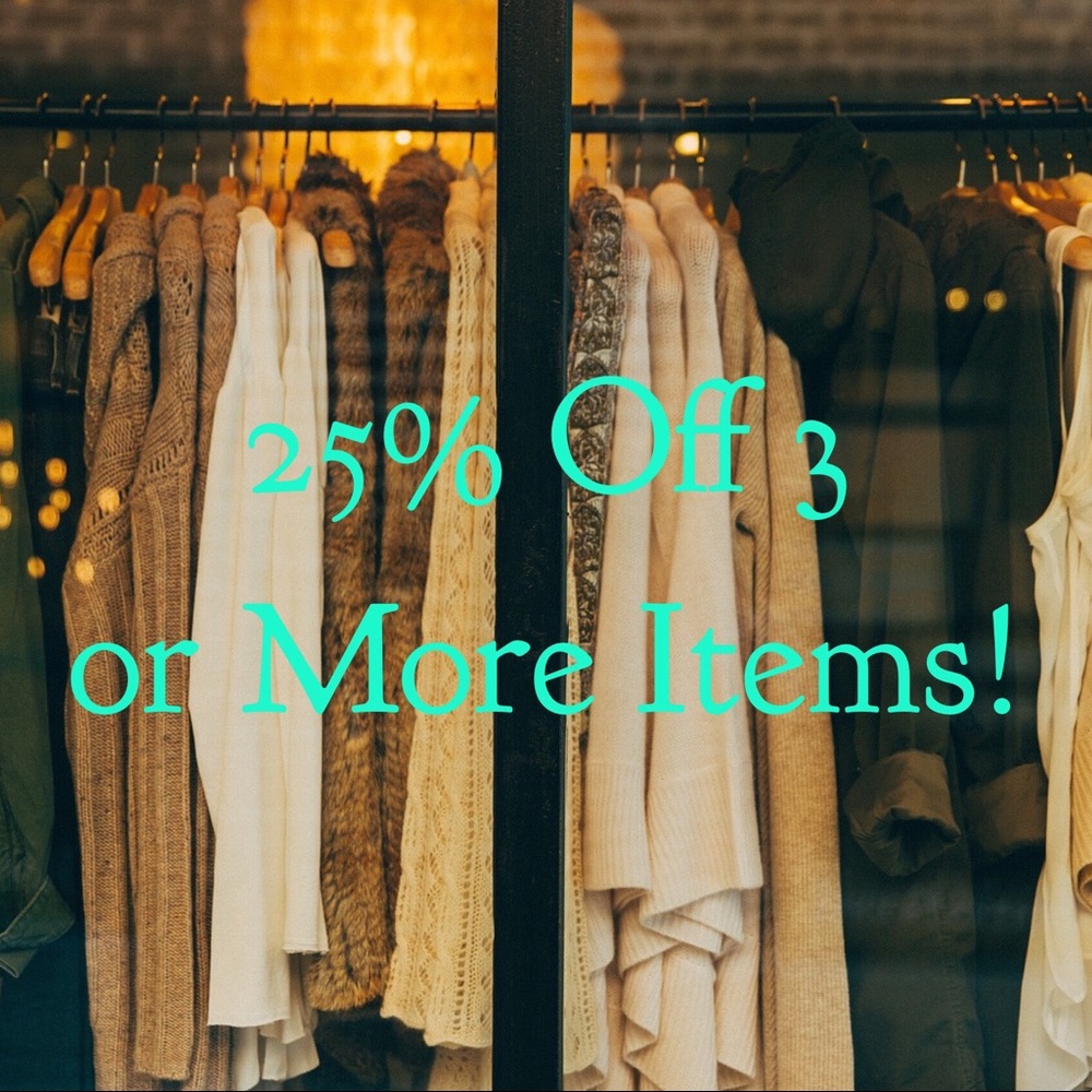 Automatic 25% Off Only 3 Or More Items! - image 1